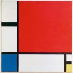 MONDRIAN Composition II in Red Blue and Yellow 1930