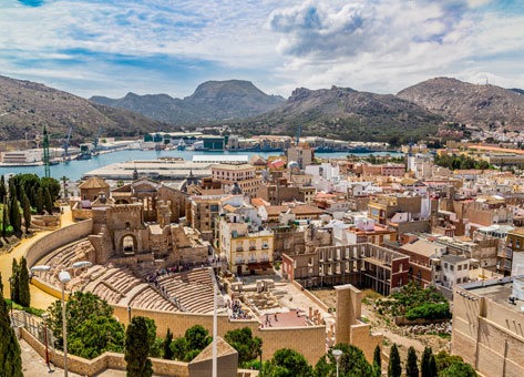 Roman theatre in Cartagena